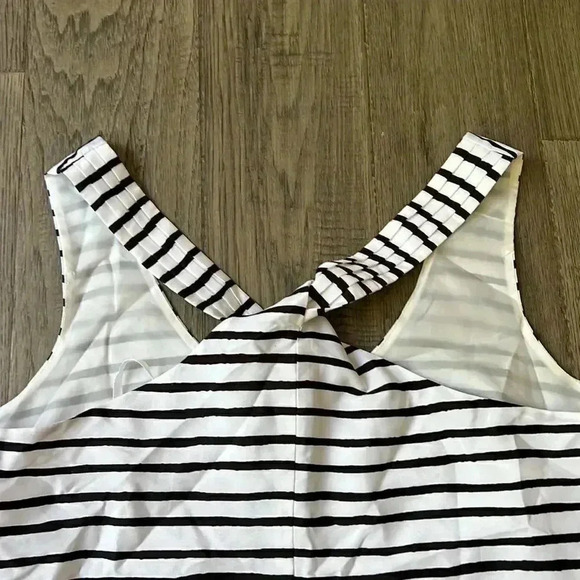 🔥j.crew🔥 | Dark  navy blue and white horizontal striped dress - Picture 10 of 12